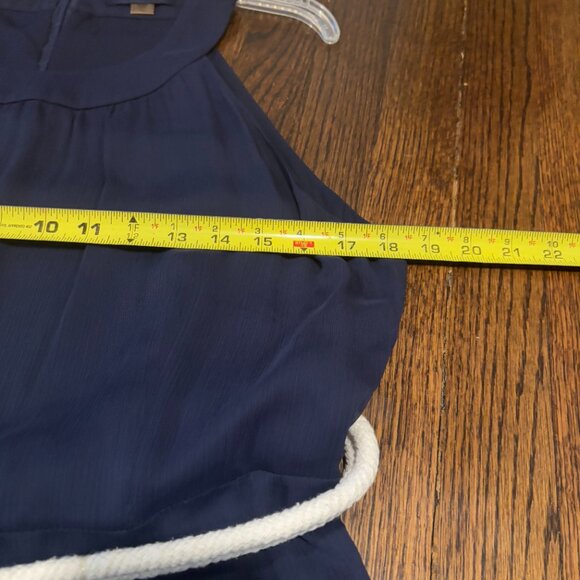 Tommy Hilfiger Navy Blue Nautical Chiffon dress size 14 - Picture 11 of 16